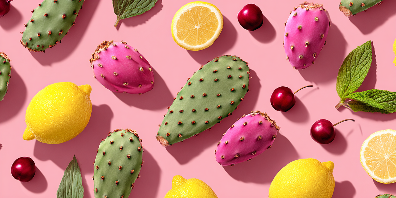 Übersicht der natürlichen Zutaten von Nopalicious Hydration-Drink